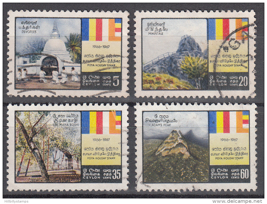 Ceylon   Scott No.   400-03     Used     Year   1967 - Sri Lanka (Ceylan) (1948-...)