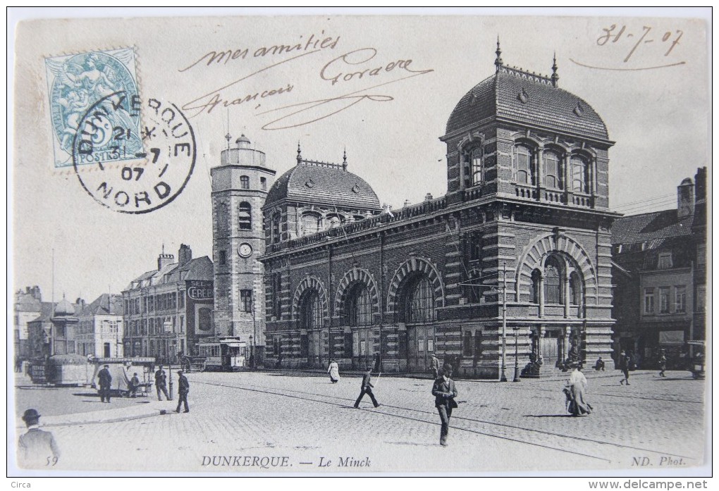 Dunkerque (59 Nord), Le Minck, Carte Postale Ancienne. - Dunkerque