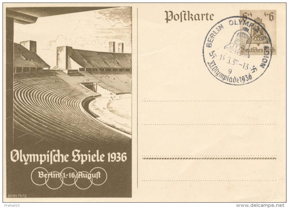 C10118 - Germany (1936) Berlin Olympia-Stadion: XI. Olympiade 1936 - Sommer 1936: Berlin