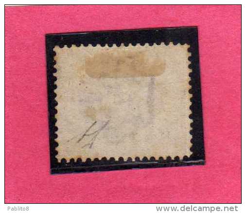 SAN MARINO 1877 - 1890 STEMMA COAT OF ARMS ARMOIRIES CENT.40 MH DISCRETA CENTRATURA FIRMATO SIGNED - Neufs