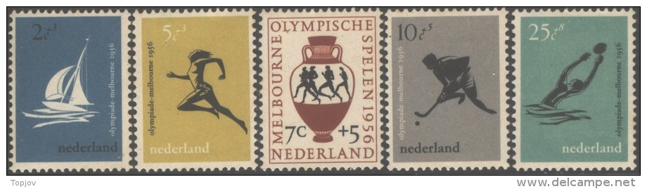 NETHERLAND - OLYMPIC - HOCKEY - SAILING - WATER POLO - **MNH - 1956 - Rasenhockey