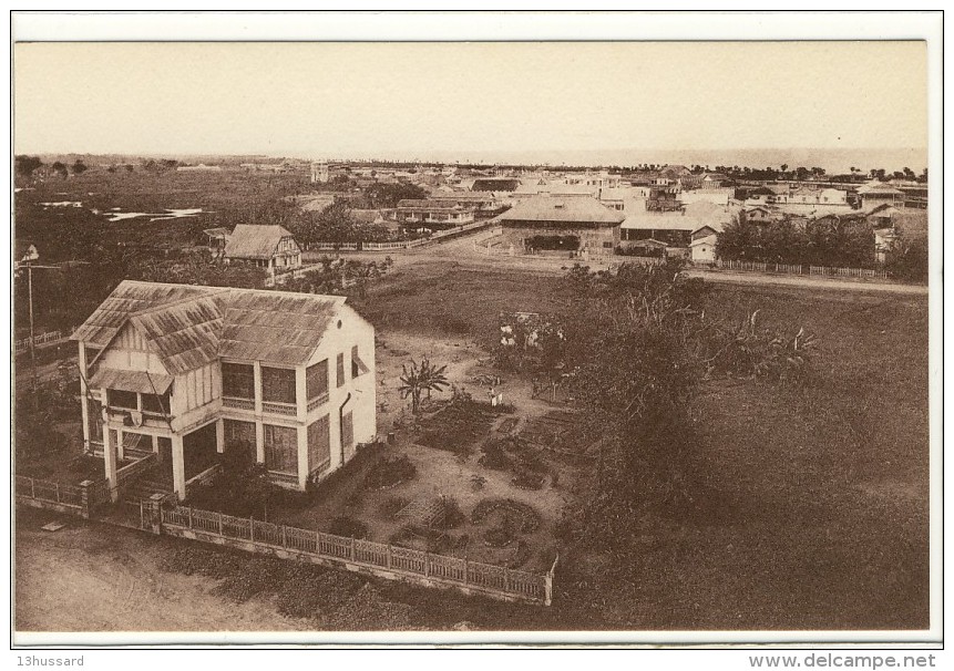 Carte Postale Ancienne Congo - Pointe Noire. Vue Générale Du Phare - Pointe-Noire