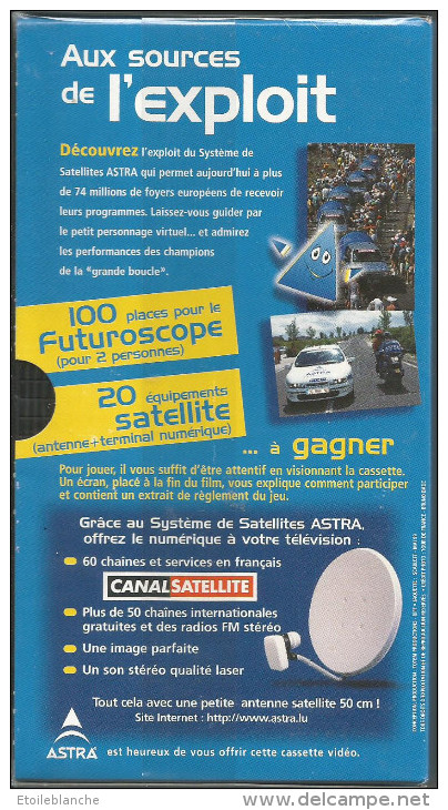 Cassette Video VHS, Sport - Tour De France 1999 - Cyclisme - Astra Satellites Publicité, Aux Sources De L'exploit - Sport