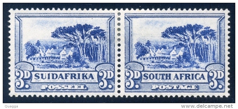 South Africa 1930. 3d Blue. SACC 46*, SG 45c*. - Unused Stamps