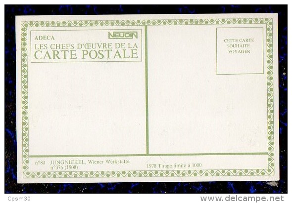 CP N° 080 - Dessin De JUNGNICKEL - Perroquets (collection Les Chefs D´ œuvre De La Carte Postale Par Neudin) - Jungnickel