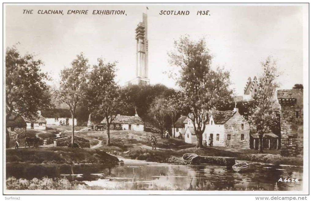 1938 SCOTLAND EXHIBITION -THE CLACHAN RP  Gls18 - Exhibitions