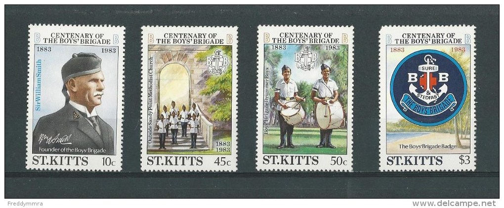 St Kitts: 531/ 534 ** (le 534 Non Compté) - St.Kitts And Nevis ( 1983-...)