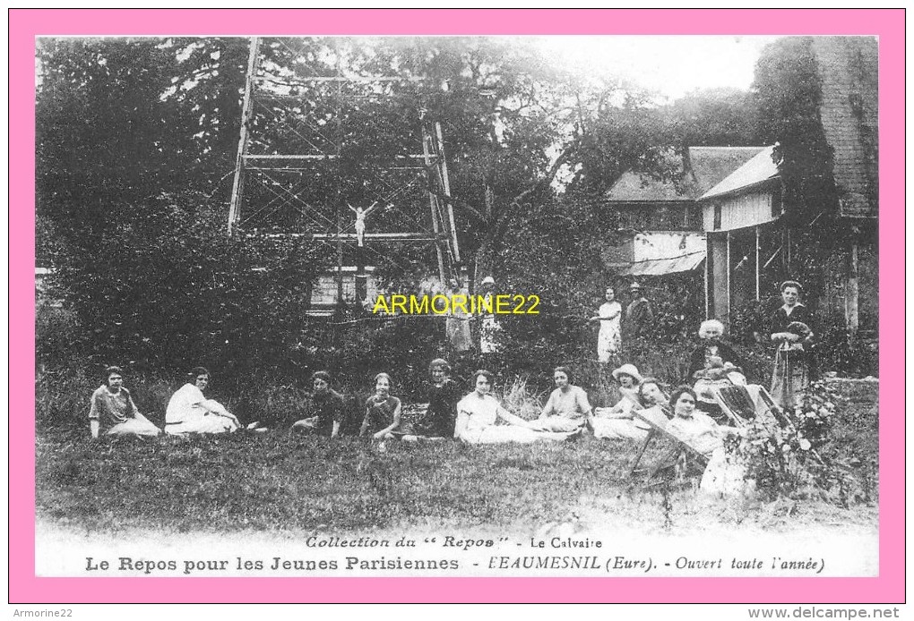 BEAUMESNIL  Le Repos Pour Les Jeunes Parisiennes - Beaumesnil