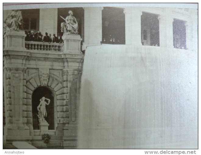 75 - Cliché Sur Carton De La Cascade Du PALAIS  Du TROCADÉRO - Fin 19°,phot.V.Daireaux, PARIS - Ancianas (antes De 1900)