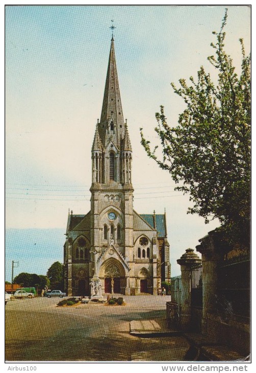 44 - SAINT PHILBERT De GRAND LIEU - L'Église - Flamme Noirmoutier 1984 - 2 Scans - - Saint-Philbert-de-Grand-Lieu