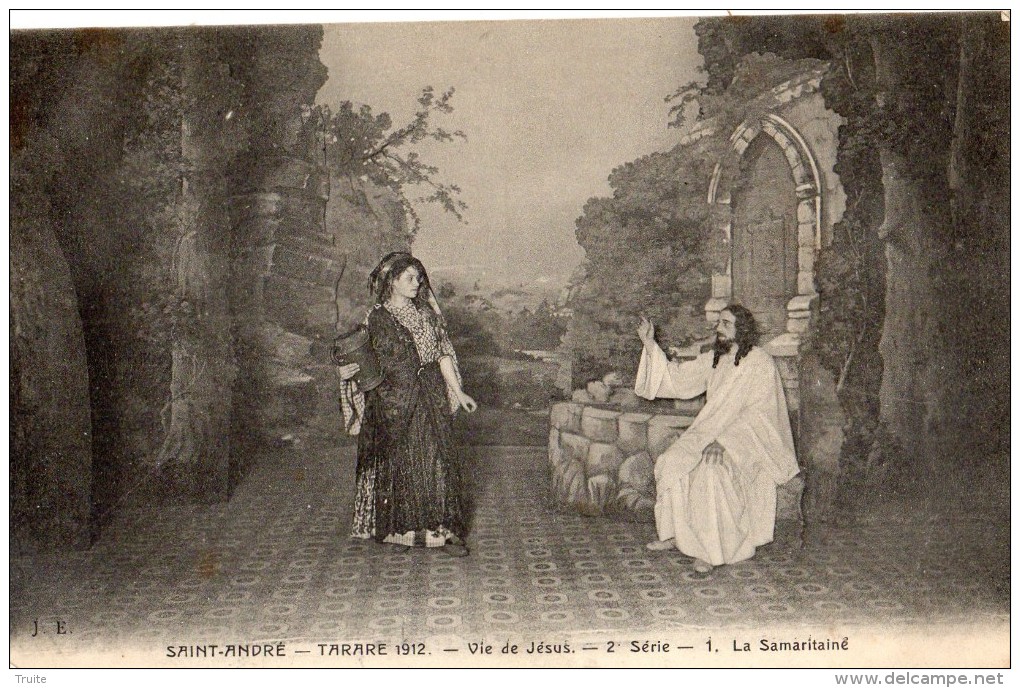 SAINT-ANDRE-LA-COTE  TARARE 1912 VIE DE JESUS 2 SERIE 1 LA SAMARITAINE - Saint-André-la-Côte