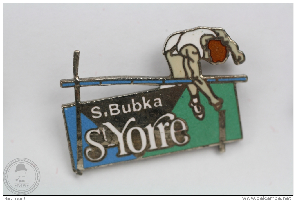 S. Bubka - St Yorre - Athletic Pin Badge  #PLS - Leichtathletik