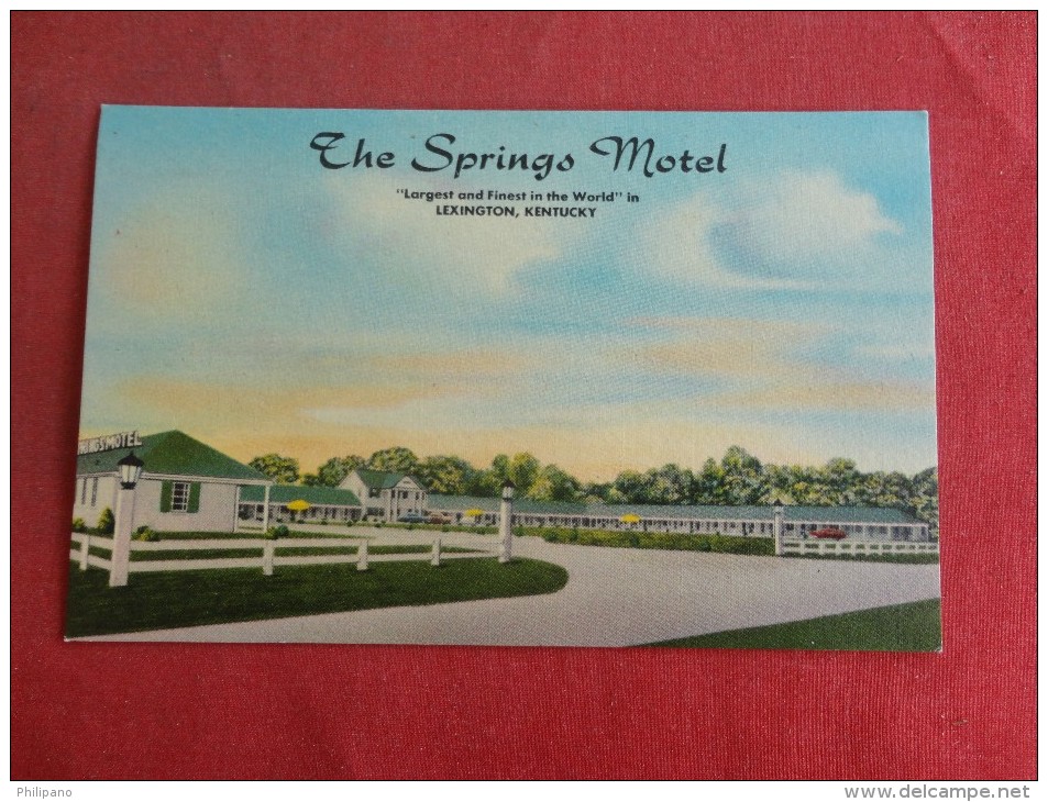 Kentucky>> Lexington  The Springs   Motel   Ref  1410 - Lexington