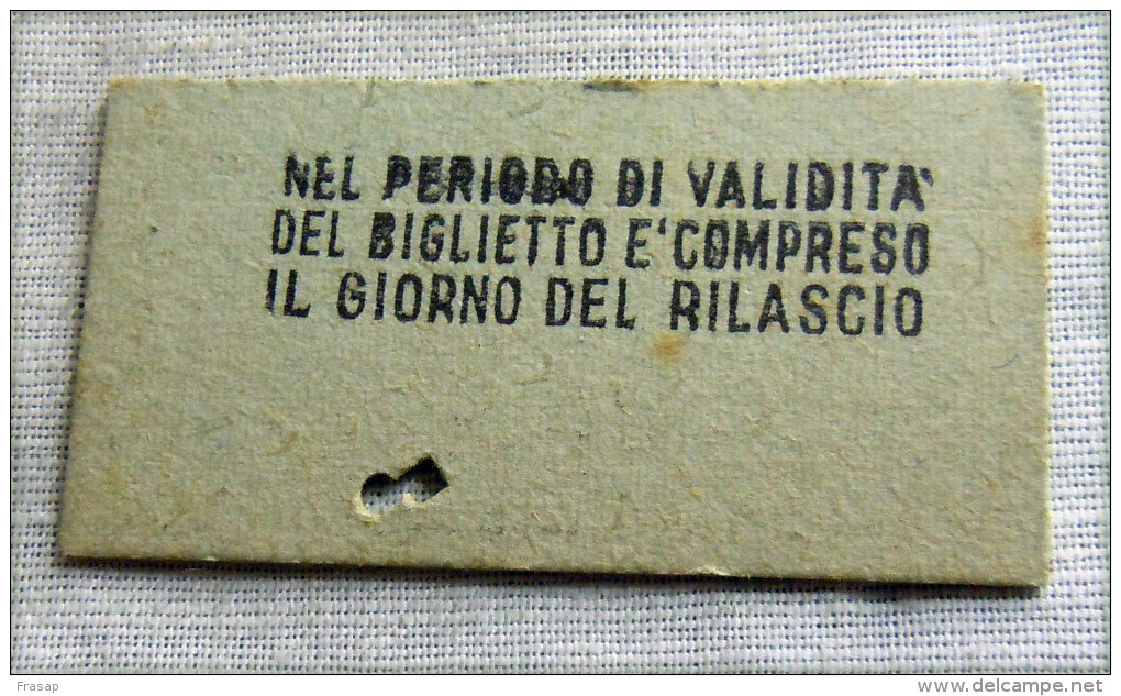 RARO BIGLIETTO MILITARI 1 CLASSE RIDOTTO 70% VENEZIA ROMA FASCIO L 87,50 - Chemin De Fer