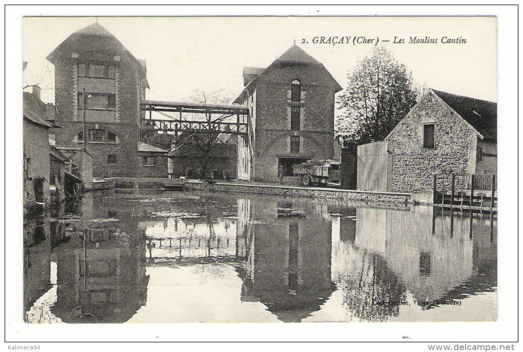 CHER  /  GRACAY  /  LES  MOULINS  CANTIN  ( Minoterie ) /  Edit.  DORANGE - Graçay