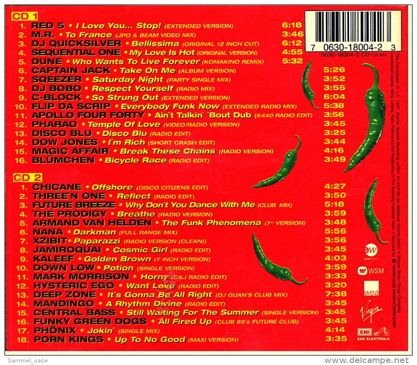 Doppel CD  -  Dance Max 21  -   Electronic , Hip Hop  -  Von 1997 - Rap & Hip Hop