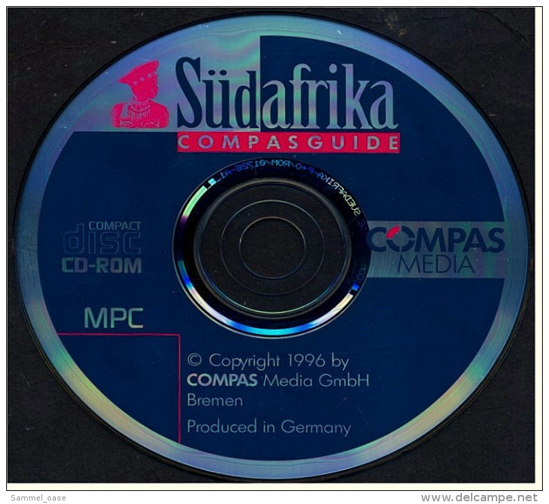 Alte CD-ROM Von 1996  -  Südafrika  Interaktiver Reiseführer  -  Von Compas Media - Afrique