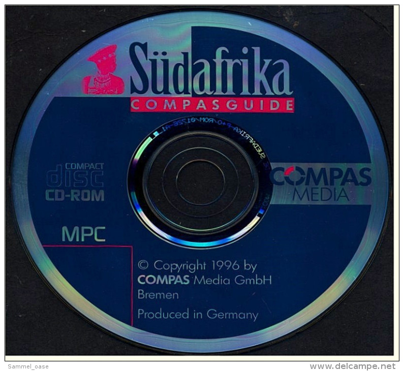 Alte CD-ROM Von 1996  -  Südafrika  Interaktiver Reiseführer  -  Von Compas Media - Afrika