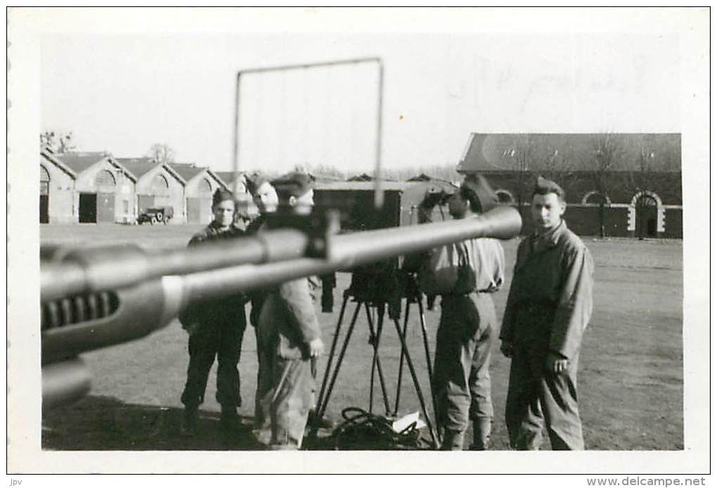 1948 - 1950 : LOT DE 20 PHOTOS DE MANOEUVRES ET PELOTONS . 1949 . ANTIAERIENS - War, Military