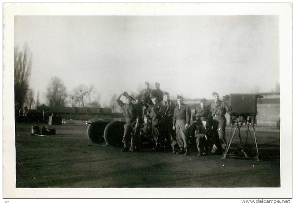 1948 - 1950 : LOT DE 20 PHOTOS DE MANOEUVRES ET PELOTONS . 1949 . ANTIAERIENS - War, Military