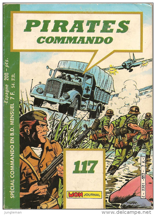 Pirates - Commando N° 117 - Editions Aventures Et Voyages - Avec Les Partisans - Charley - Juillet 1986 - BE - Piraten