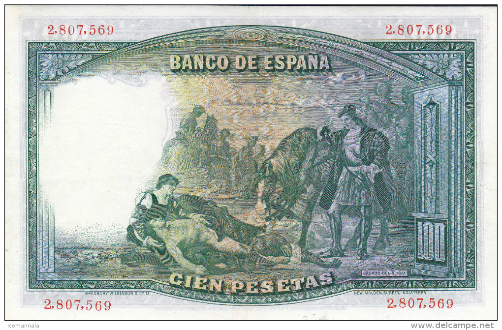 100 PTS  2ª REPUBLICA  1931 - 100 Pesetas