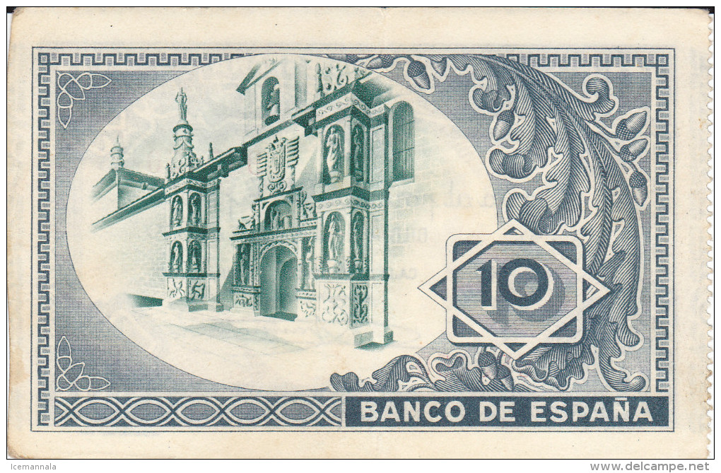 10 PTS  BILBAO  1937 - 10 Pesetas