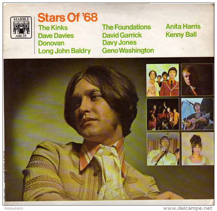 * LP *  STARS OF '68 - KINKS / DONOVAN / FOUNDATIONS / DAVID GARRICK A.o. (Rare!!!) - Disco, Pop