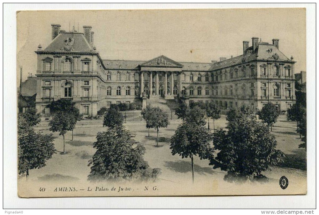 CP , 80 , AMIENS , Le Palais De Justice - Amiens