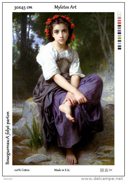 New Tapestry, Gobelin, Picture, Print, Bouguereau, Girl - Other & Unclassified