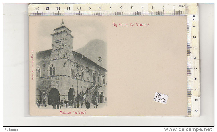 PO6473C# UDINE - VENZONE - MUNICIPIO - PALAZZO MUNICIPALE  No VG - Udine