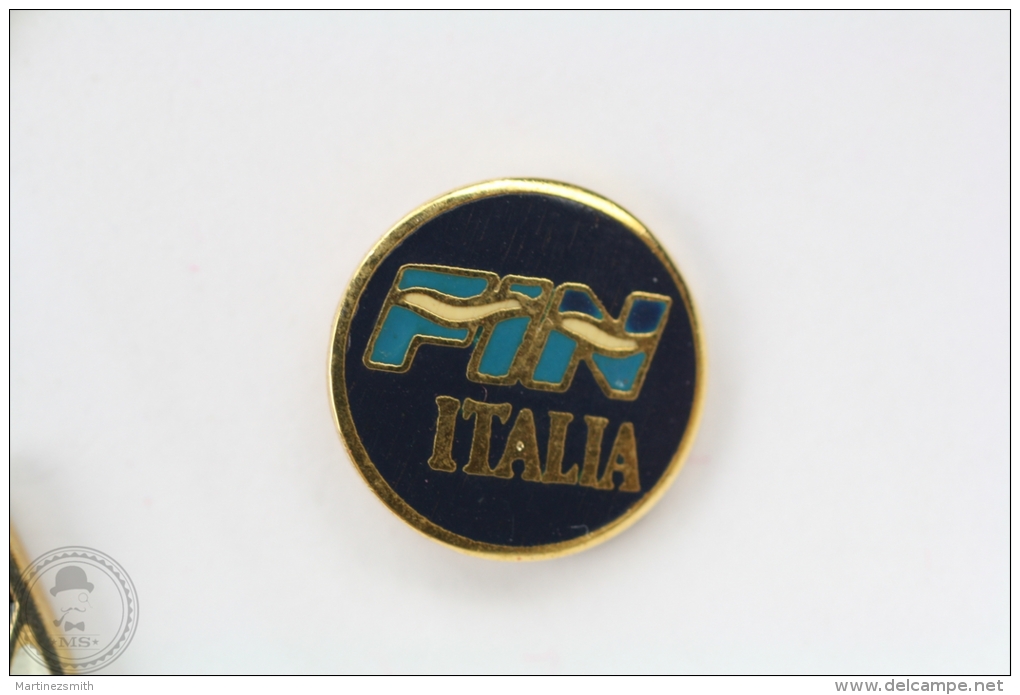 Federazione Italiana Nuoto/ Italian Swimming Federation - Small Pin Badge #PLS - Nuoto