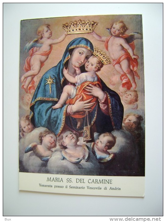 MADONNA RELIGIONE     ANDRIA   NON  VIAGGIATA   COME DA FOTO - Vergine Maria E Madonne