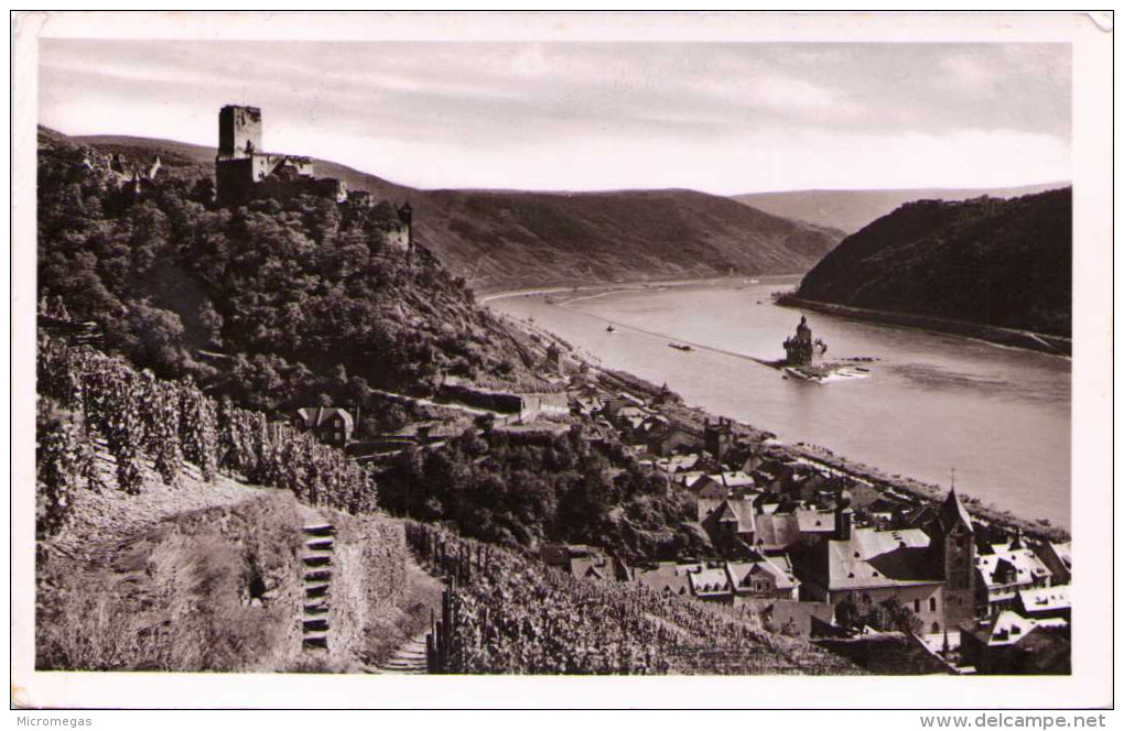 KAUB Am Rhein - Burg Gutenfels Und Pfalz - Kaub