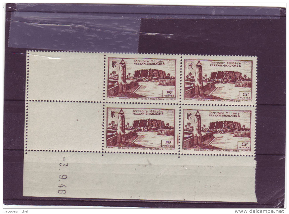 N° 35 - Territoire Militaire - 5f MOURZOUK - 3.09.1946 - - Unused Stamps