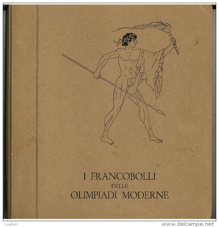 ALBUM VUOTO - I FRANCOBOLLI DELLE OLIMPIADI MODERNE - DAL 1896 AL 1956 LEGGERE LE NOTE - Alben Leer