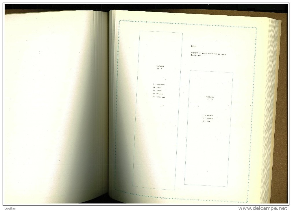 ALBUM VUOTO - I FRANCOBOLLI DELLE OLIMPIADI MODERNE - DAL 1896 AL 1956 LEGGERE LE NOTE - Alben Leer