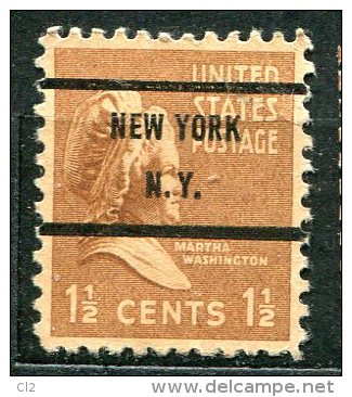 USA - Préoblitéré - Precancel - NEW-YORK - NEW-YORK - Vorausentwertungen