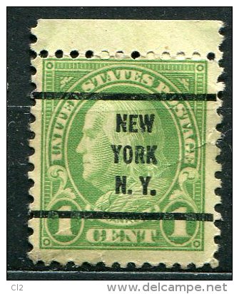 USA - Préoblitéré - Precancel - NEW-YORK - NEW-YORK - Vorausentwertungen