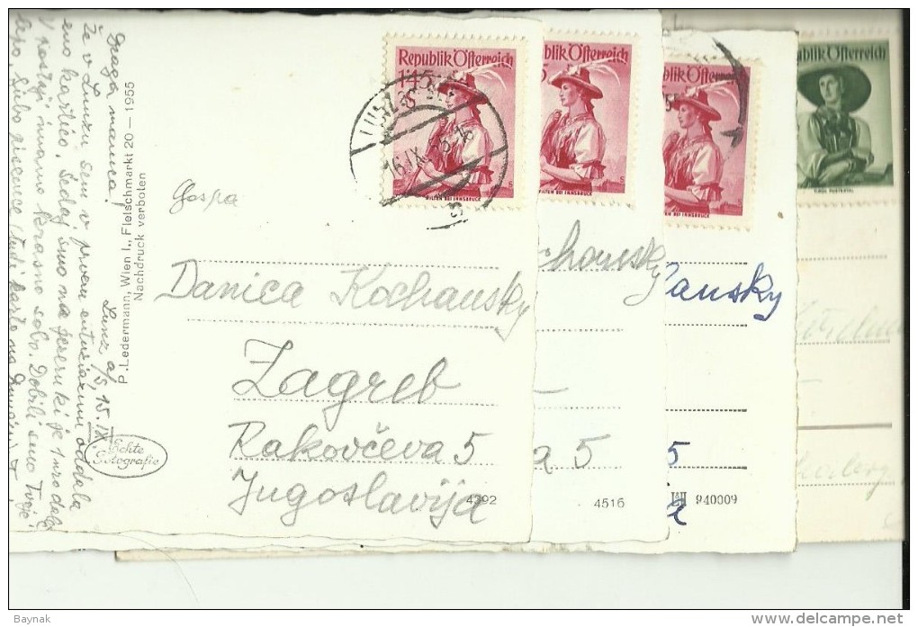 N.O.64  ---   4 POSTKARTE LUNZER SEE - Zwettl