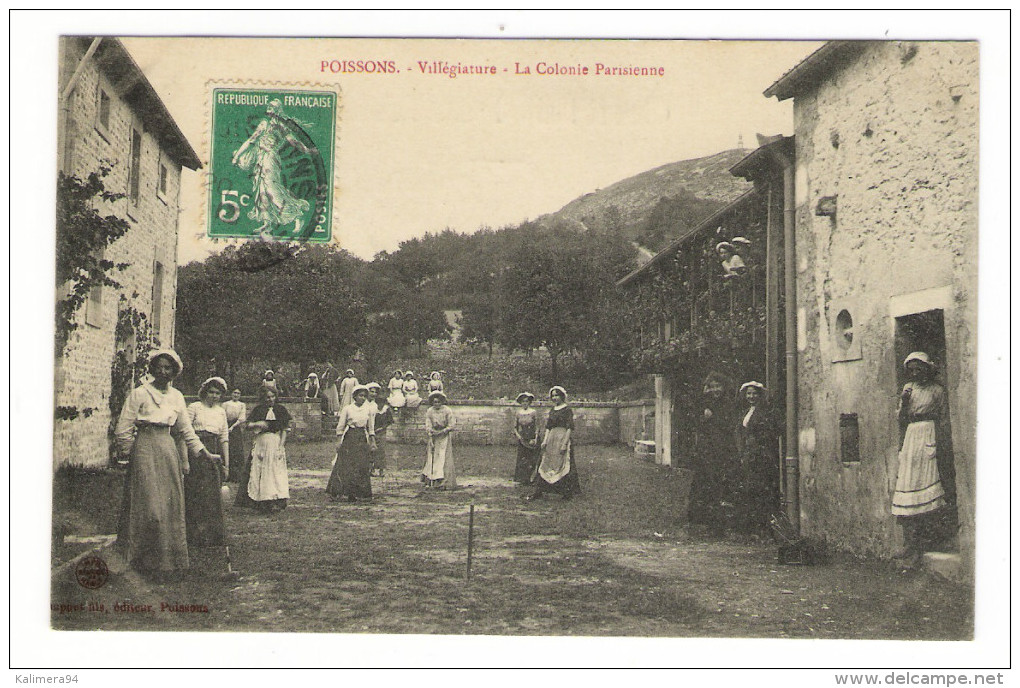 HAUTE-MARNE  /  POISSONS  /  VILLEGIATURE  /  LA  COLONIE  PARISIENNE  ( Partie Féminine De CROQUET ) - Altri & Non Classificati