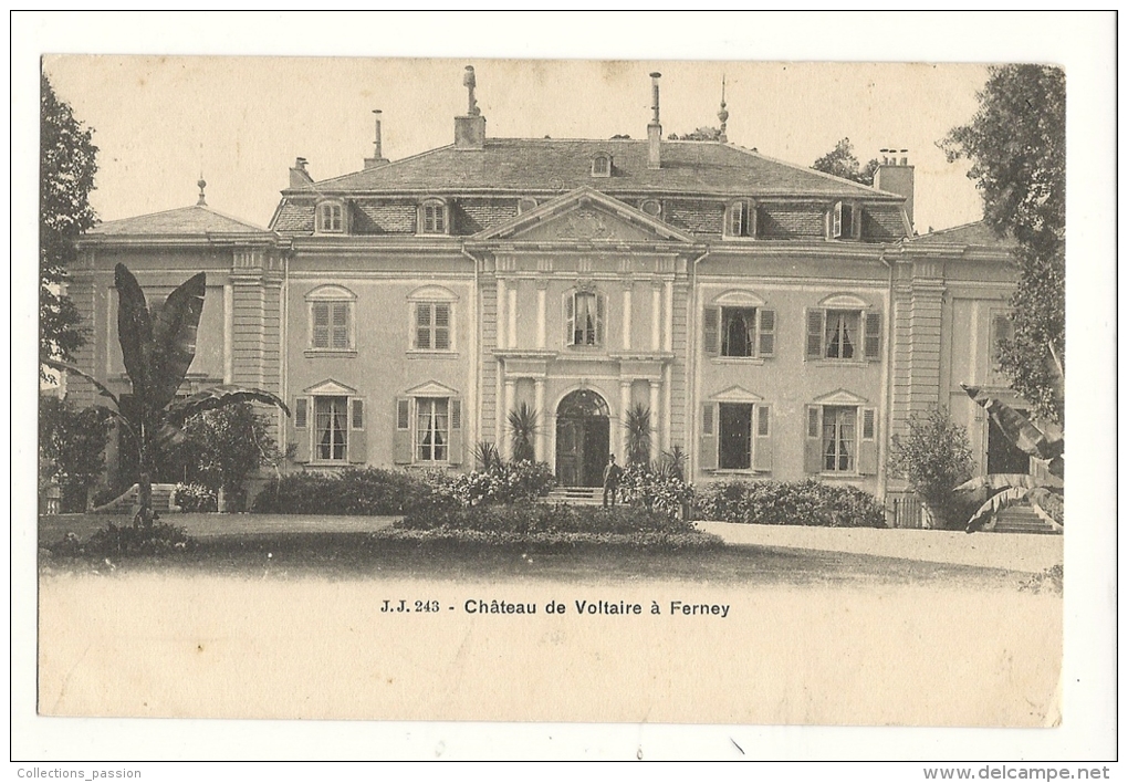 Cp, 01, Ferney, Château De Voltaire - Ferney-Voltaire