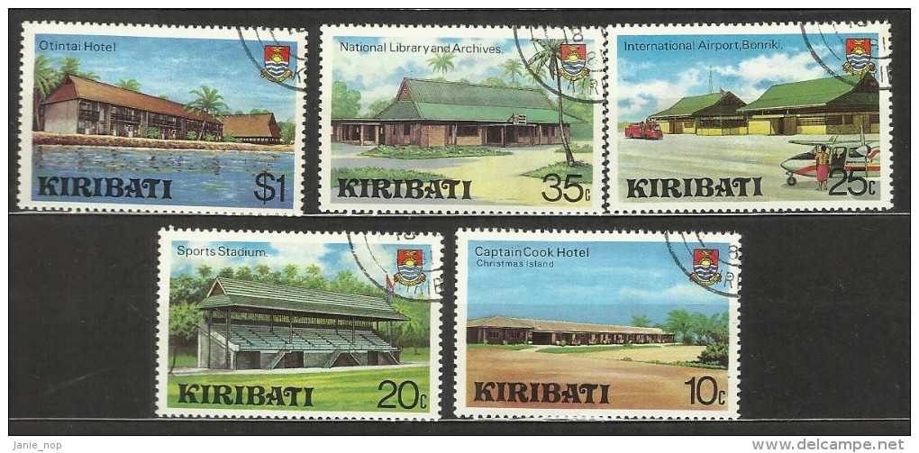 Kiribati 1980 Buildings Used Set - Kiribati (1979-...)