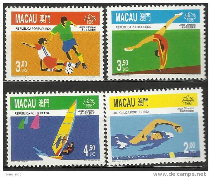 Macau 1996 Summer Olympic Games Atlanta Set MNH - Sonstige & Ohne Zuordnung