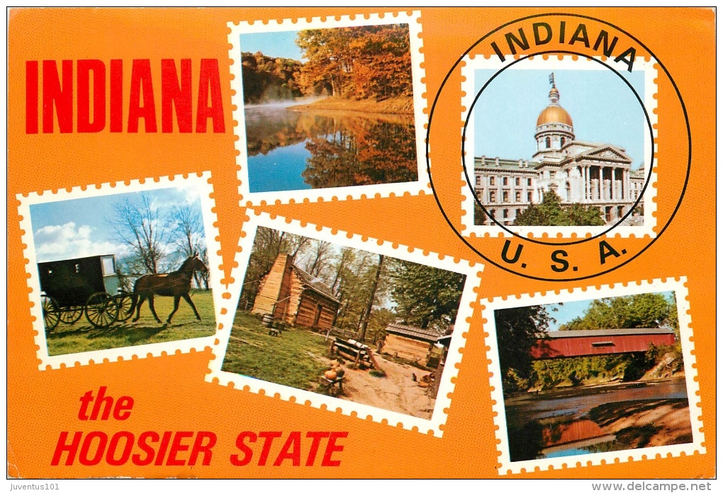 CPSM Indiana-The Hoosier State   L1693 - Autres & Non Classés