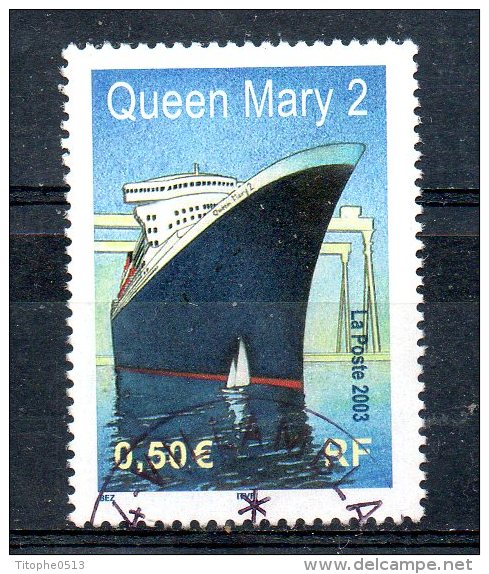 FRANCE. N°3631 Oblitéré De 2003. Queen Mary 2. - Boten