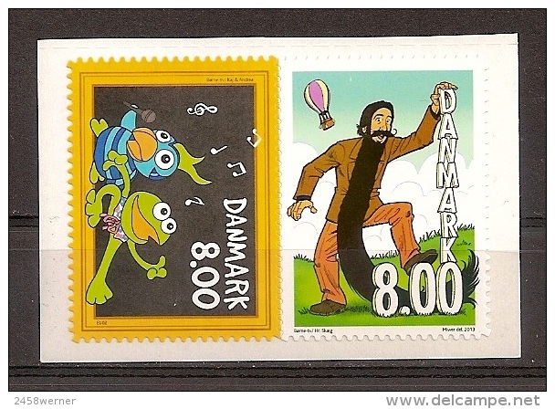 Dänemark 2013, Nr. 1733-34 BC Kinderfernsehen Papagei Frosch,  Postfrisch Mnh ** - Ungebraucht