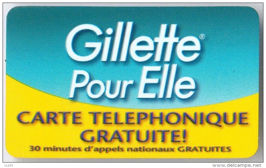 RESPONSECALL-GILLETTE POUR ELLE 6.3 X 3.8 Cm - Autres & Non Classés