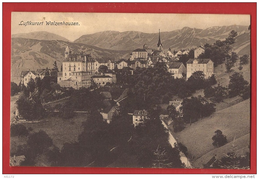 CDS7-14 Walzenhausen . Gelaufen In 1914 Nach Erlen Grabs - Walzenhausen
