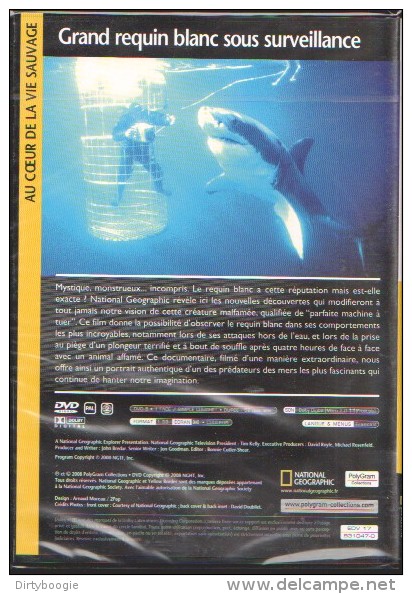 GRAND REQUIN BLANC SOUS SURVEILLANCE - DVD - NATIONAL GEOGRAPHIC - Au Coeur De La Vie Sauvage - Documentari